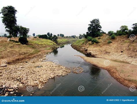 Small Water Creek Landscape Stock Photo - Image of raisen, jungle: 46812302