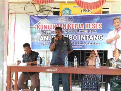 Reses Di Desa Bambaira Dprd Provinsi H Ambo Intang Mengawal