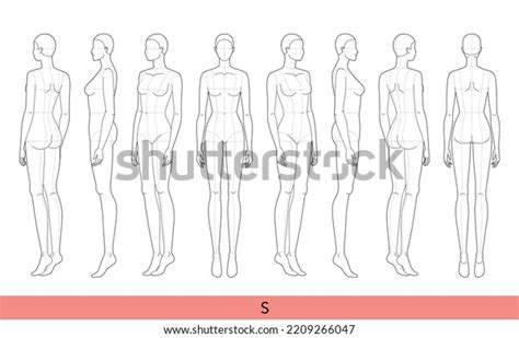 Skinny Girl Nude Stock Vectors And Vector Art Shutterstock