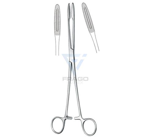 Maiers Uterine Polypus Forceps Box Joint Straight Curved 10 25cm