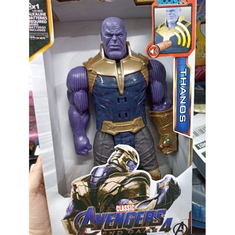 Boneco Do Thanos - Boneco Thanos 30cm luz e musical | Shopee Brasil