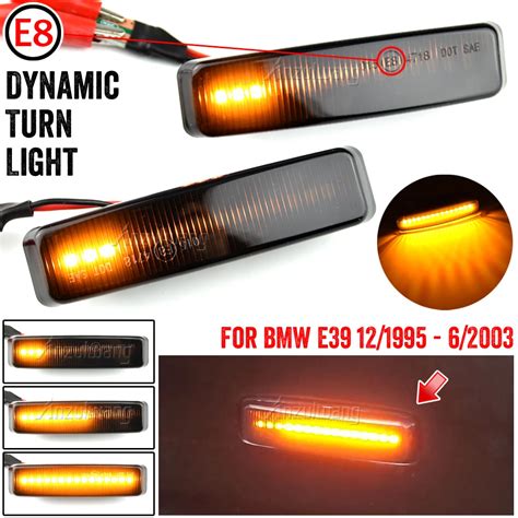 Dynamic Led Turn Signal Side Marker Lights Flowing Sequential Blinker