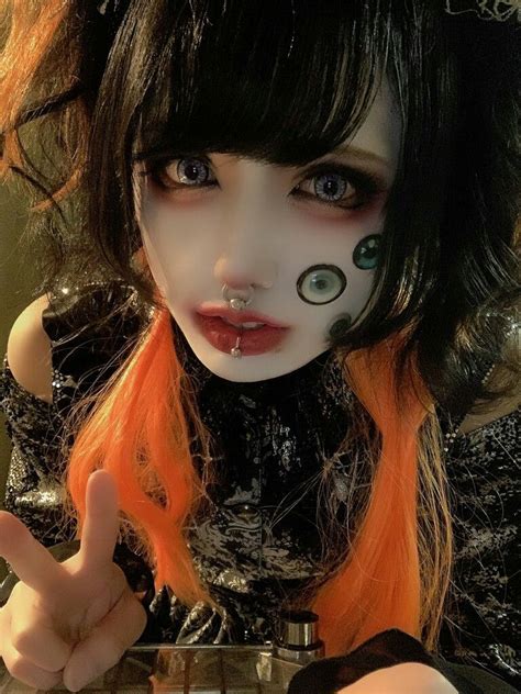 Pin On Damila Visual Kei Visual Kei Makeup Harajuku Goth