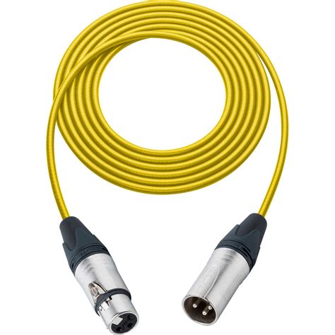 Sescom Mic Cable Belden Star Quad Pin Xlr Male To Pin Xlr Female