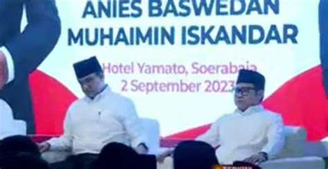 Duet Anies Cak Imin Bakal Capres Cawapres 2024 Resmi Dideklarasikan