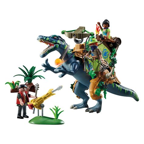 Playmobil Dino Rise Spinosaure Et Combattants Playmobil Pearl Fr