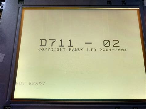 White Original Fanuc Lcd Display For Cnc Machine Display Size