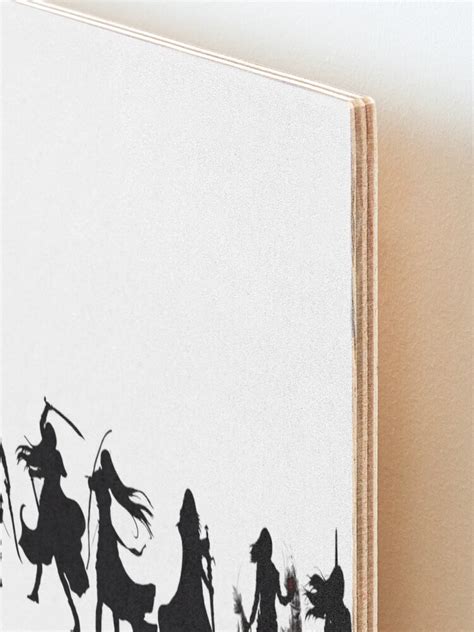 Throne Of Glass Cover Silhouettes Mounted Print For Sale By Jenna240702 Redbubble