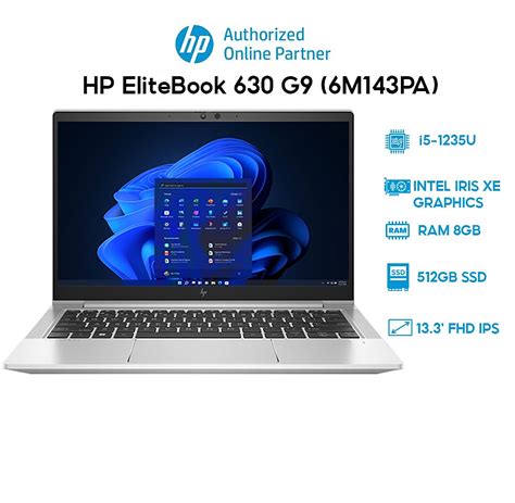 Laptop Hp Elitebook 630 G9 6m143pa I5 1235u 8gb 512gb Intel Iris Xe Graphics 13 3