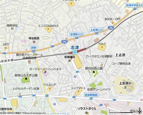 志津駅南口（佐倉市バス停）の住所・地図｜マピオン電話帳