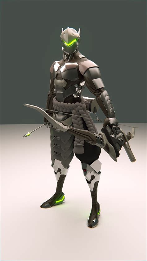 Genji Hanzo Fusion Fanart Works In Progress Blender Artists Community