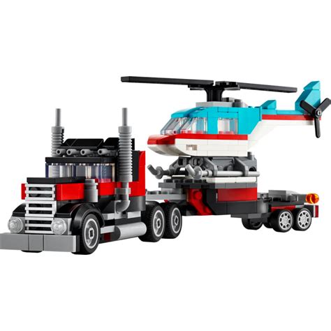 LEGO Flatbed Truck With Helicopter Set 31146 Brick Owl LEGO Marketplace