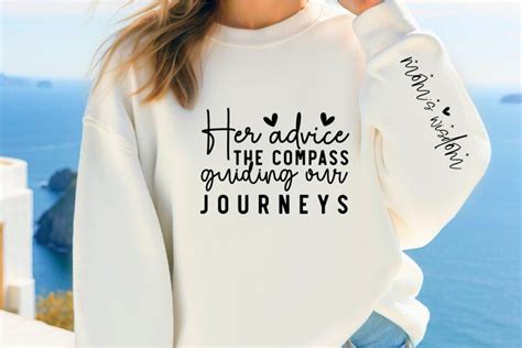 Her Advice The Compass Guiding Our Journeys Sleeve SVG