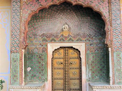 stock photo  indiarajasthanjaipurarchwayjpg
