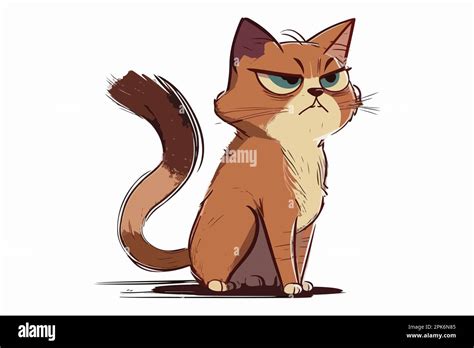 Gato De Cuerpo Completo Personaje De Dibujos Animados Ilustraci N