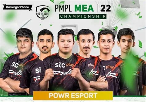 POWR Esports Are PMPL MEA Fall Champions Esports Africa News