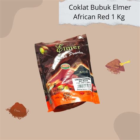 Jual Coklat Bubuk Elmer African Red 1 Kg Shopee Indonesia