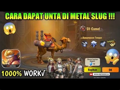 Cara Mendapatkan Unta Di Metal Slug Awakening Dan Mission Start Youtube