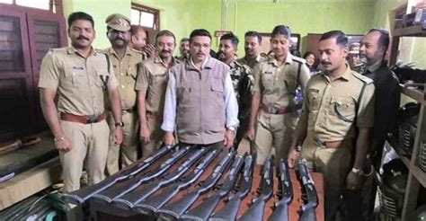 Firepower For Wayanad Forest Division 12 Bore Pump Action Guns