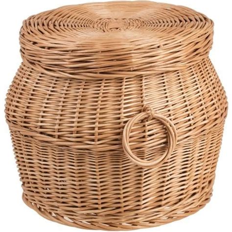 Grand Panier B Ches En Rotin Cm Pouf Design Panier B Ches