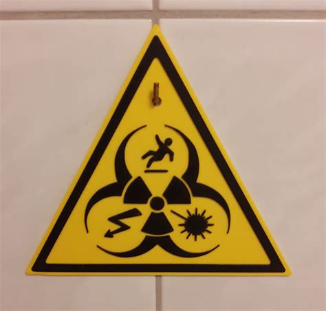 hazard sign  xkcd  psb   stl model printablescom