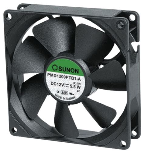 PMD1208PMB1 A 2 GN Sunon Sunon PMD Series Axial Fan 12 V Dc DC