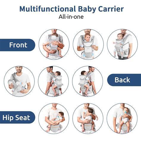 Safotad Portabeb S Con Asiento De Cadera Ergon Mico En Posici N M En