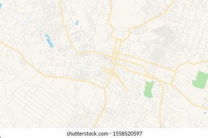 Printable Street Map Eldoret Kenya Map Stock Vector (Royalty Free ...