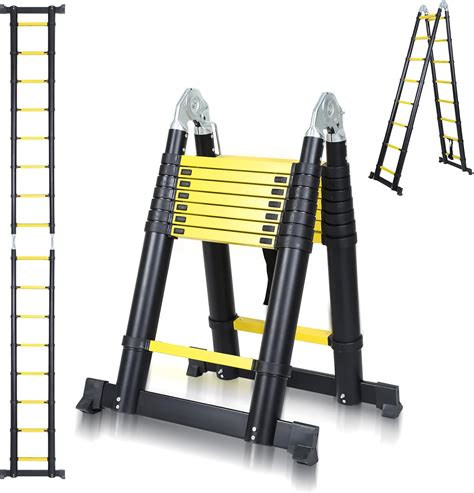 Joparri Aluminium Telescopische Ladder Met Inklapbaar Design