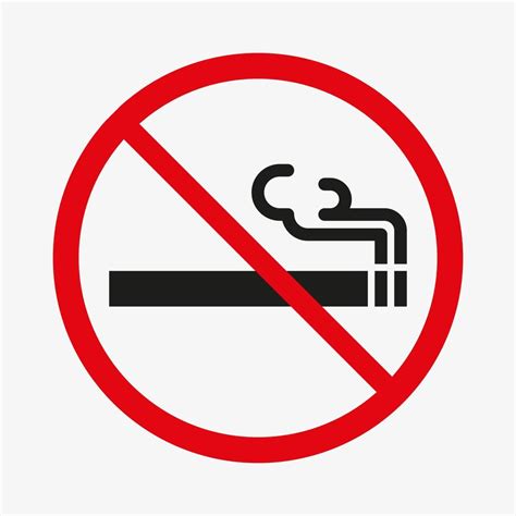 No Smoking Sign Cigarette Ban 5565352 Vector Art At Vecteezy