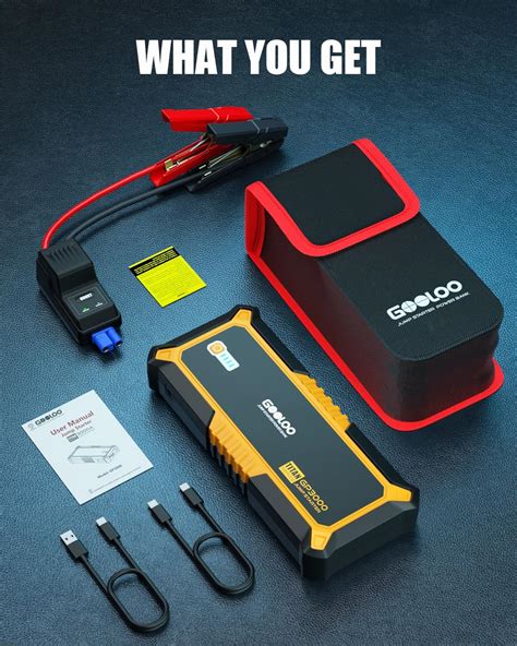 GOOLOO GP3000 Jump Starter 3000A Portable Car Jump Starter In Macao