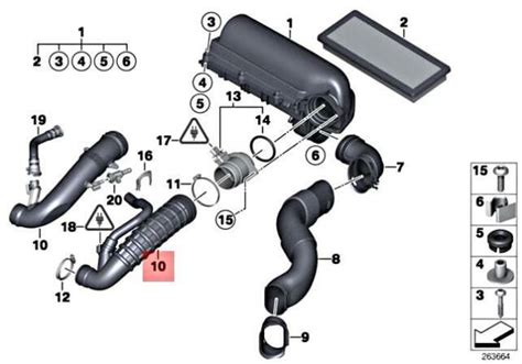 Mini Cooper S R56 Air Intake Duct 13717627502 Genuine For Sale Online