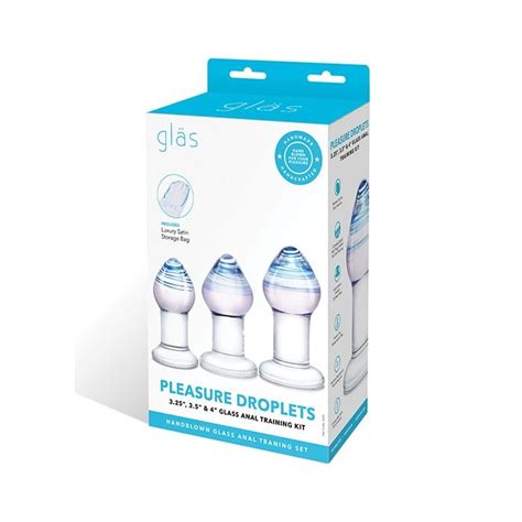 Glas Pleasure Droplets Anal Training Kit HappyBed