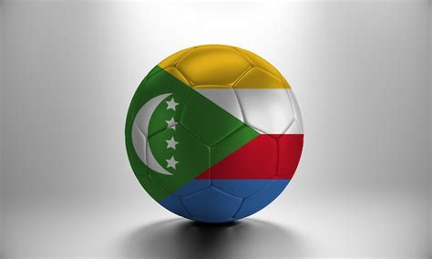 Bola De Futebol D Bandeira Do Pa S Comores Bola De Futebol