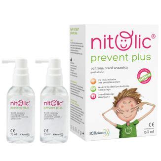 Pipi Nitolic Prevent Plus spray do ochrony przed wszawicą 150 ml