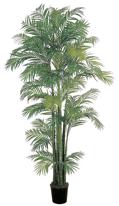 Areca Palm Artificial Silk Tree Wplanter By Nearly Natural 7 Feet Shakespeares Attic