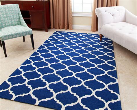 Lindenwood Hand-Tufted Navy Blue Area Rug | Navy blue area rug, Navy ...