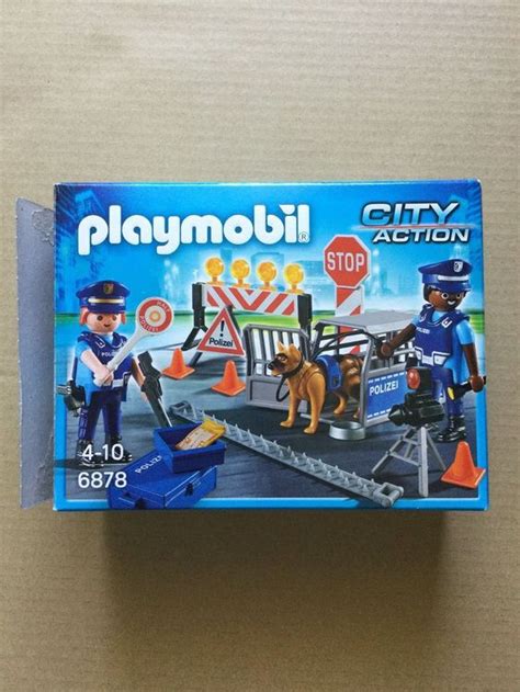 PLAYMOBIL 6878 Polizei Straßensperre Kaufen auf Ricardo