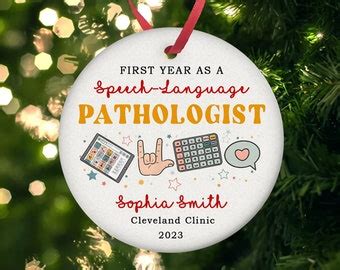 Bcba Ornament Slp Ornament Slp Gift Speech Languages Pathologist