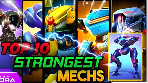 Top Strongest Mechs In Mech Arena Top List Of Mech Mech