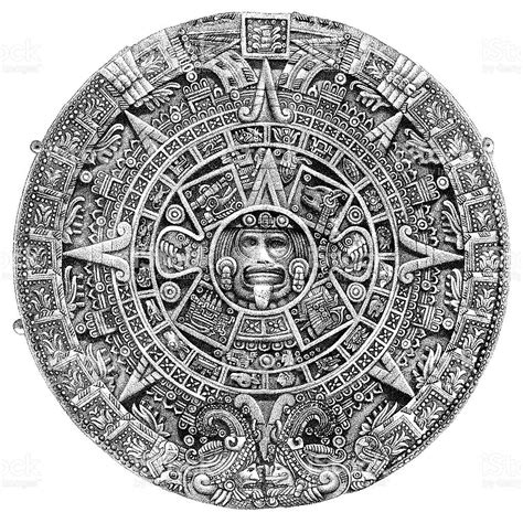 The Aztec Calendar Stone Tattoo Design Aztec Art Aztec Calendar ...