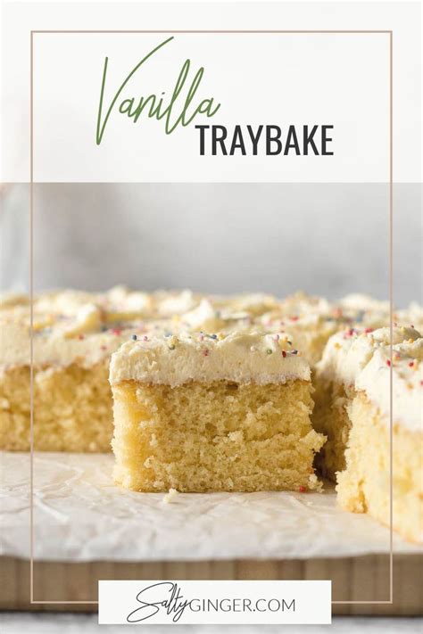 Vanilla Traybake Sheet Cake Artofit