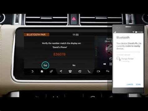 Range Rover 18MY Touch Pro Duo Bluetooth Phone Pairing YouTube