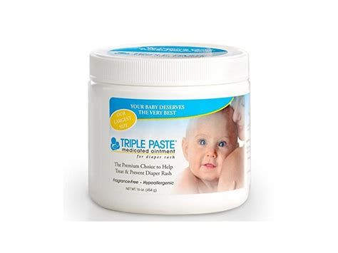 Triple Paste Medicated Ointment for Diaper Rash, 16 Ounce Ingredients and Reviews