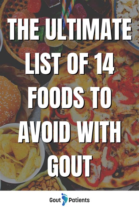 Printable Gout Food List