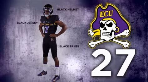 Video: ECU finds a creative way to show off their 27 different uniform combinations - Footballscoop