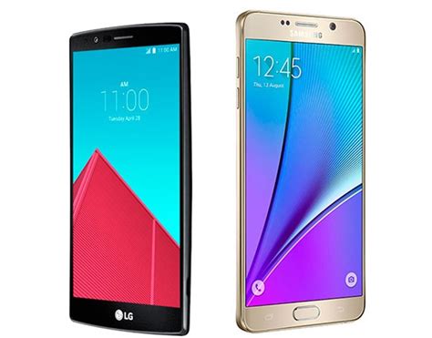 Comparativa LG G4 Vs Samsung Galaxy Note 5 Tusequipos