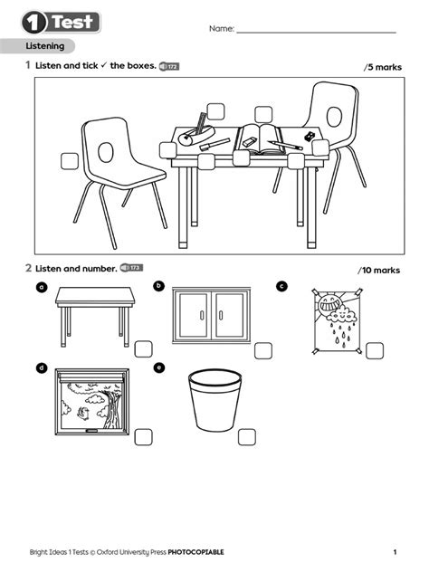 Bright Ideas 1 Unit 1 Test Pdf