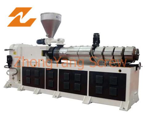 Conical Twin Screw Extruder Bimetallic Double Screw Extruder China