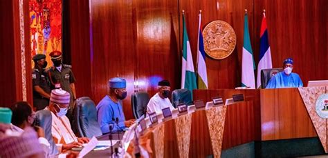 Jonathan Gowon Present As Buhari Presides Over Council Of State